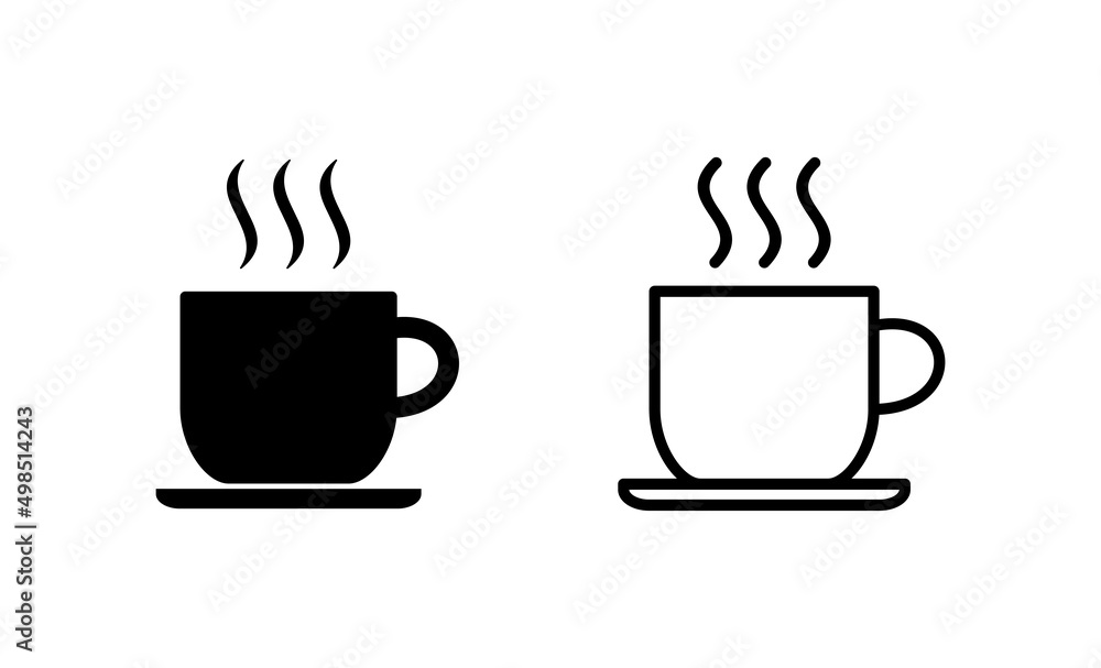 coffee cup icon vector. cup a coffee sign and symbol coffee cup icon vector. cup a coffee sign and symbol