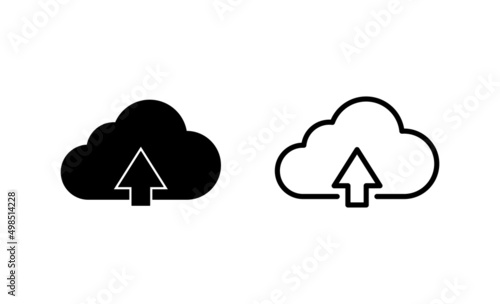 Cloud icon vector. cloud sign and symbol