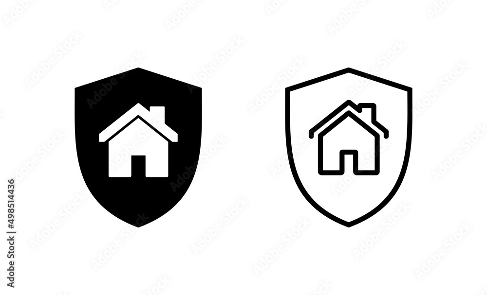 house insurance icon vector. house protection sign and symbol house insurance icon vector. house protection sign and symbol