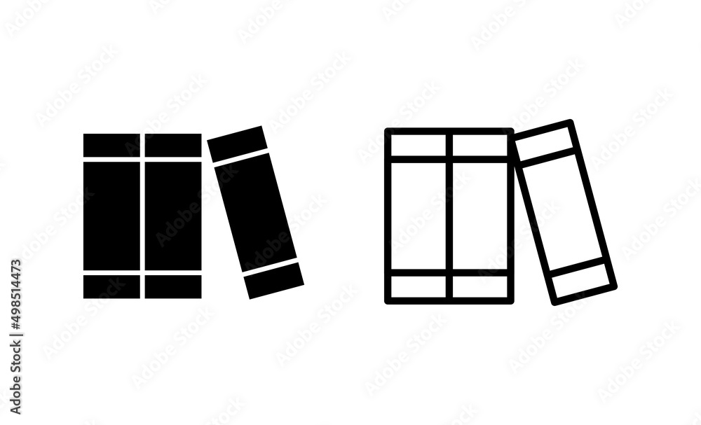 Library icon vector. education sign and symbol Library icon vector. education sign and symbol