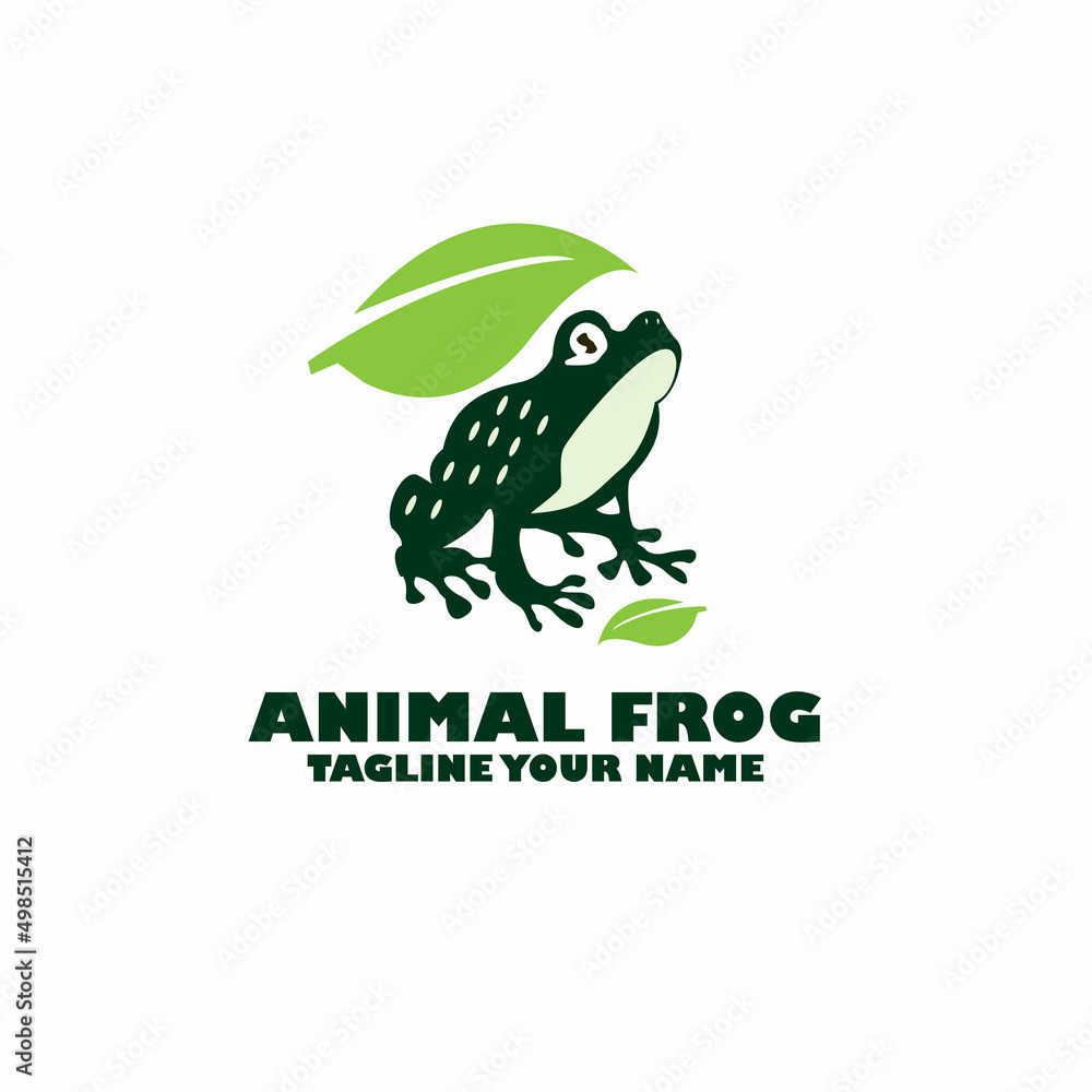 illustration of a frog. frog animal vector illustration of a frog. frog animal vector