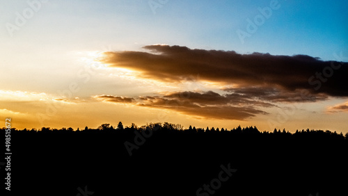 Nuage au couchant