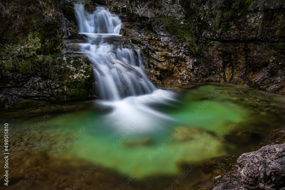 The Second Zapotoski Waterfall Long Exposure Photography The Second Zapotoski Waterfall Long Exposure Photography