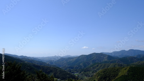 空と山