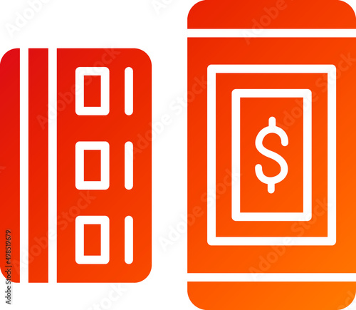 Cashless Payment Icon Style