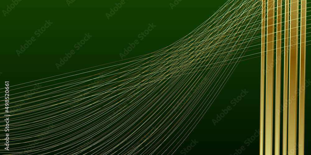 Obraz premium Green gold background