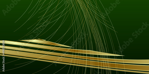 Green gold background