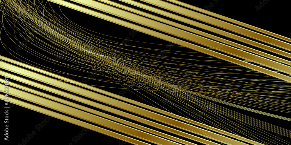 Obraz premium Black gold background