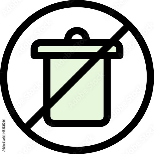 No Littering Icon