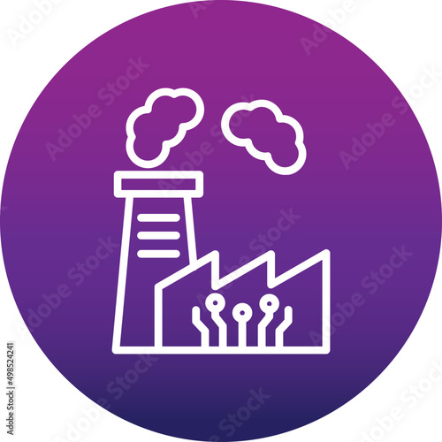 Smart Factory Icon