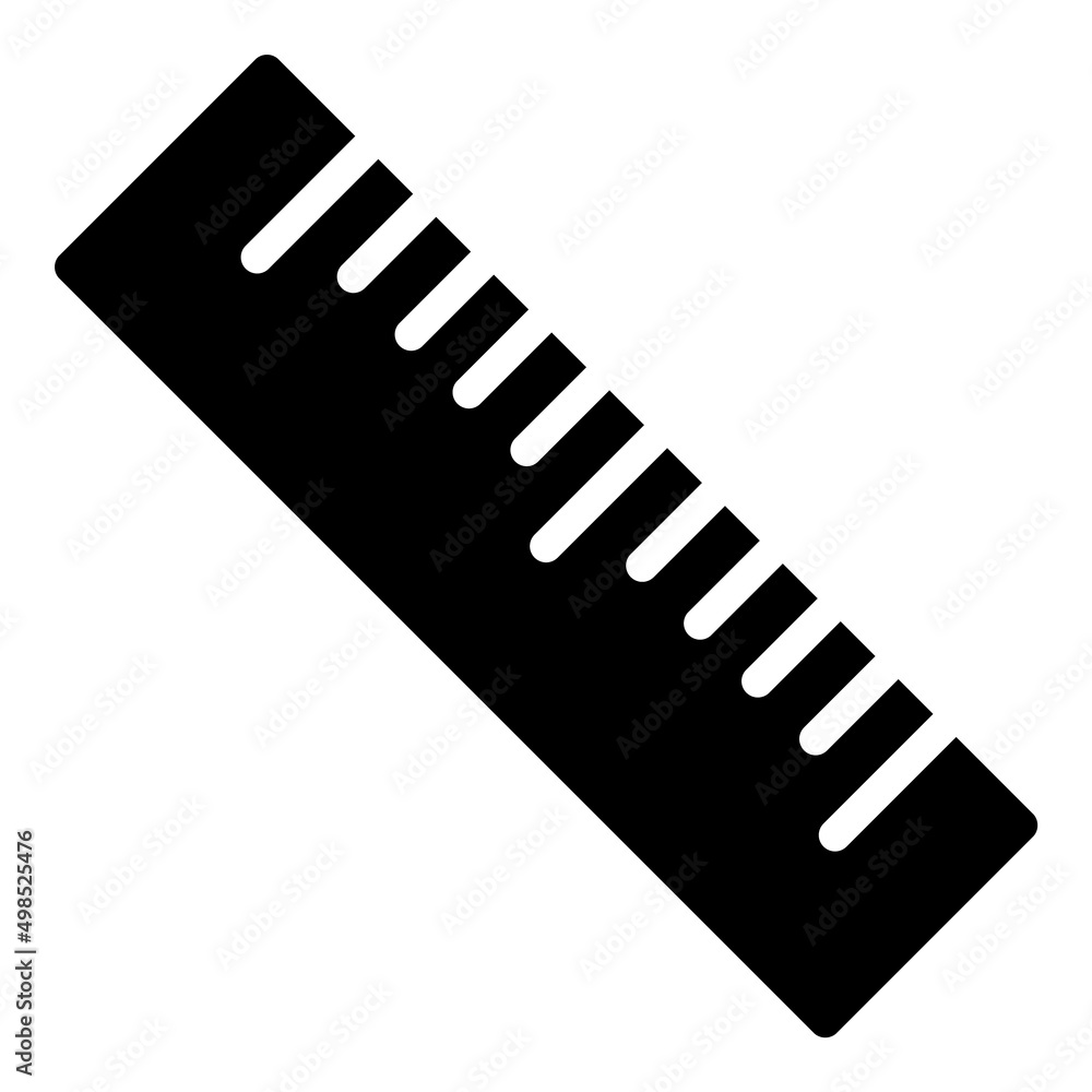 Ruler Flat Icon Isolated On White Background Ruler Flat Icon Isolated On White Background