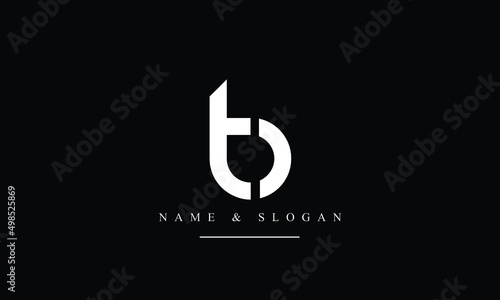 TB, BT, T, B abstract letters logo monogram