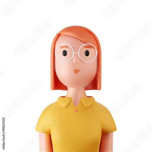 3d vector people set.