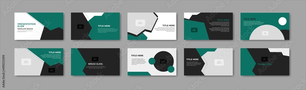 Business presentation template design. Minimalis, modern and keynote vector illustration Business presentation template design. Minimalis, modern and keynote vector illustration