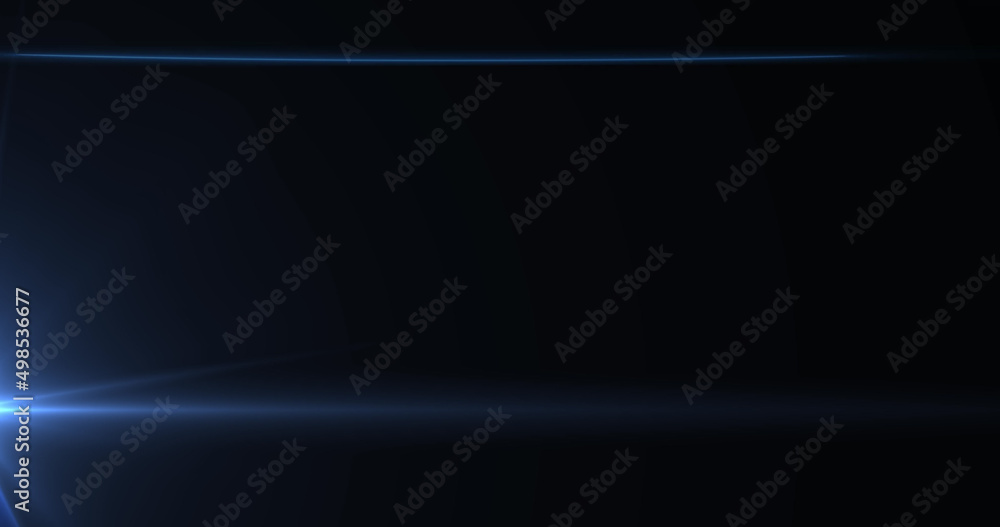Fototapeta premium Image of blue glowing light on blue background