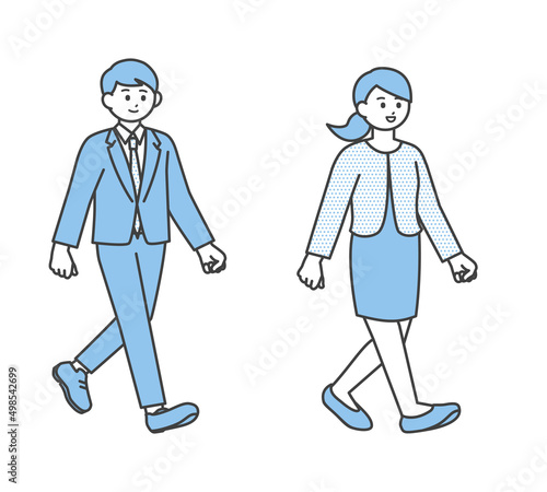 若い夫婦のイラスト素材