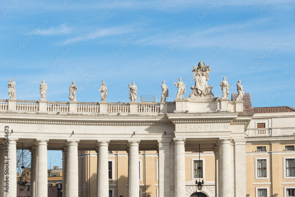 The Right Wing of Saint Peter's Square, Vatican, Italy