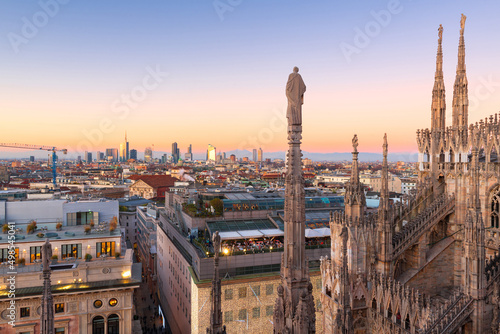 Milan  Italy City Skyline