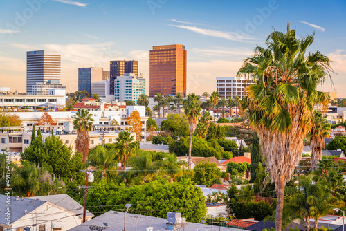 Beverly Hills, California, USA Rooftop Skyline