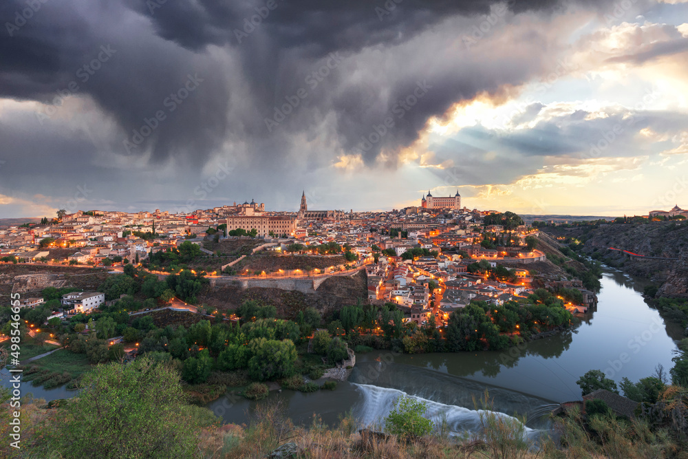 Toledo, Spain Old Town on the River
