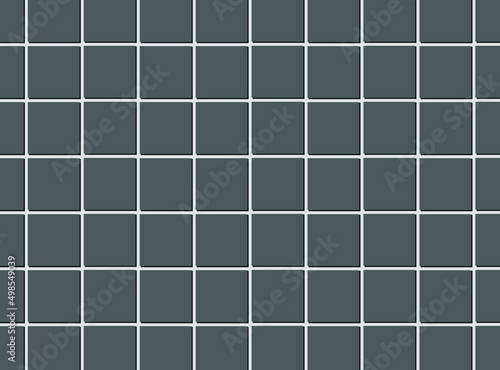 Grey ceramic tiles wall texture pattern. Grey tile vector pattern. 