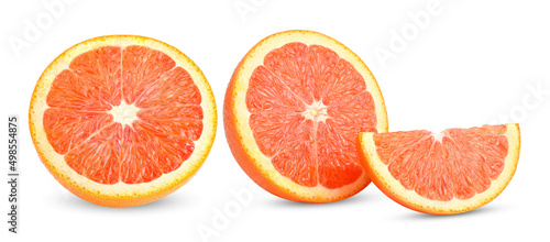 Caracara Orange isolated on white background photo