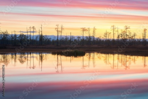 sunset over the lake © Мария Быкова