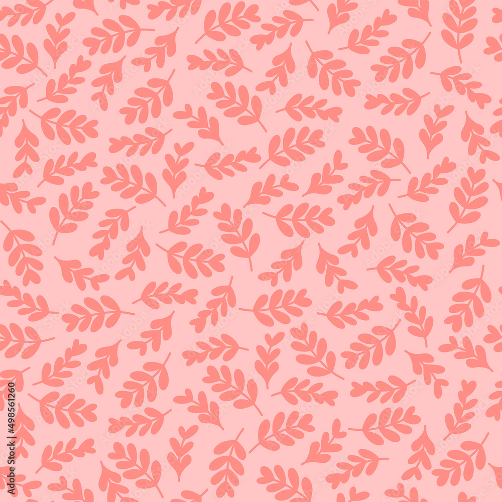 Branches vector seamless pattern