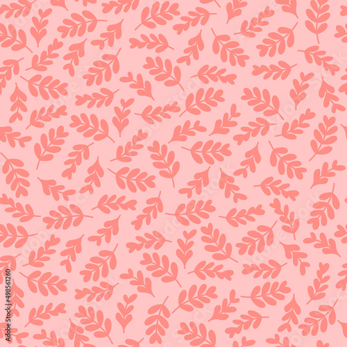 Branches vector seamless pattern