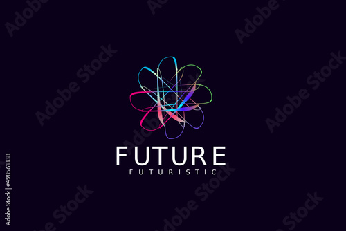 abstract art modern logo design