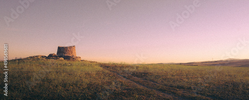 Bild auf Leinwand Nuraghe Piscu