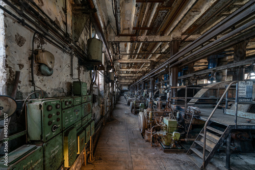 abandoned factory in the factory