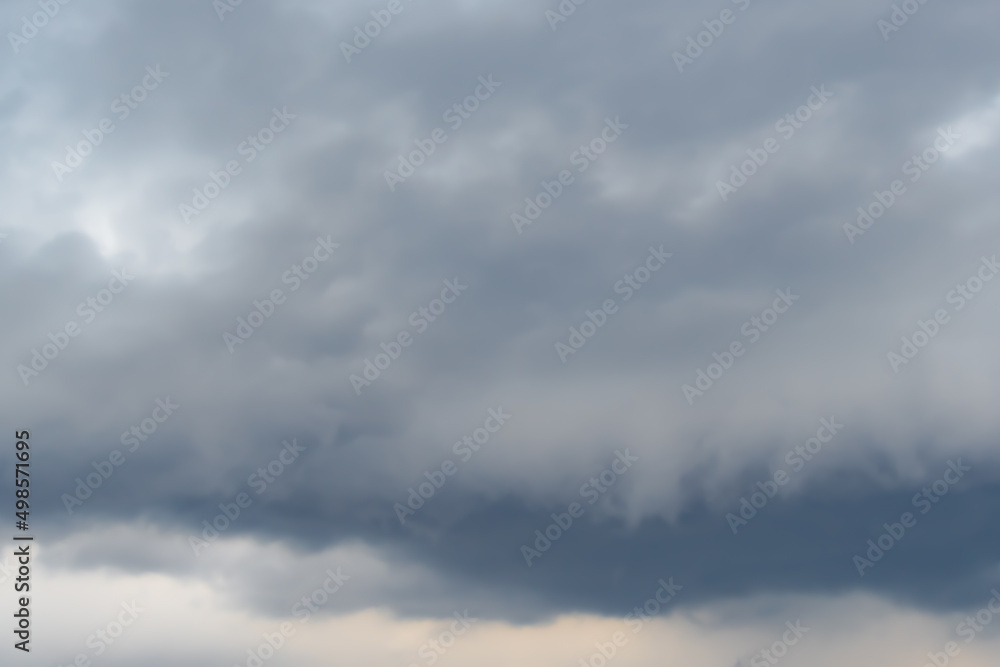 Structure of overcast sky as background. Clouds form texture. Approaching rain front, weather change Structure of overcast sky as background. Clouds form texture. Approaching rain front, weather change