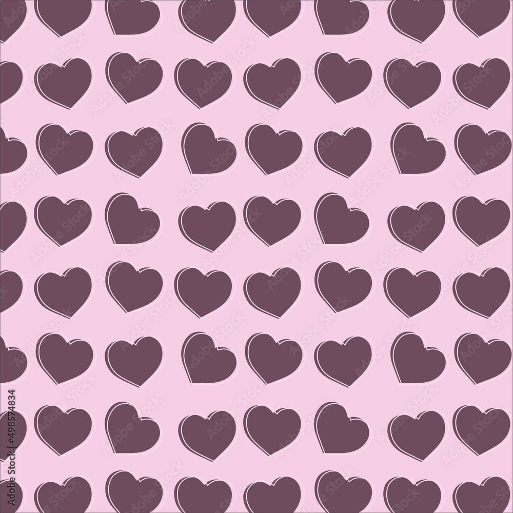 Heart Seamless Pattern Heart Seamless Pattern