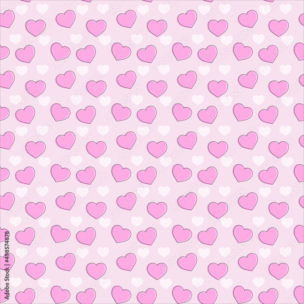 Heart Seamless Pattern Heart Seamless Pattern