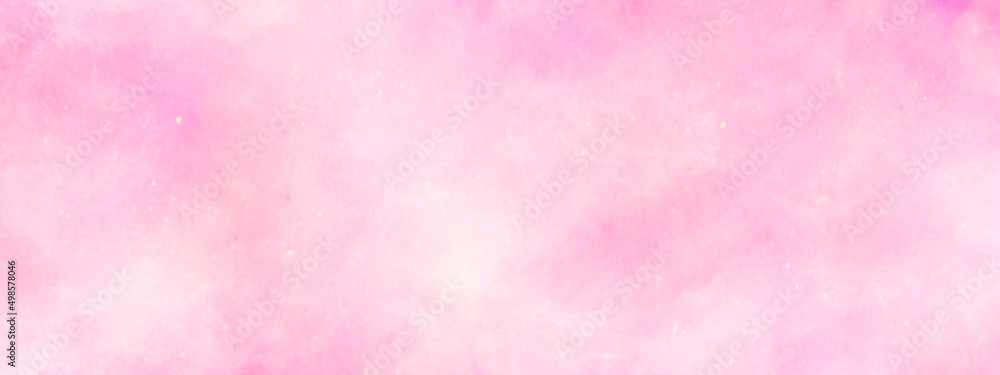 Soft bright painted Pink grunge watercolor texture background, Ink effect light magenta or pink color shades paper textured background, Abstract blur light  pink color background for design and cover.