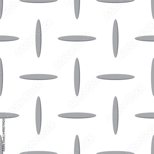 Seamless Pattern with Metal Shadow Motif