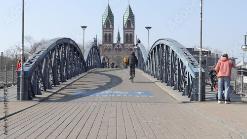Wiwili Brücke in Freiburg