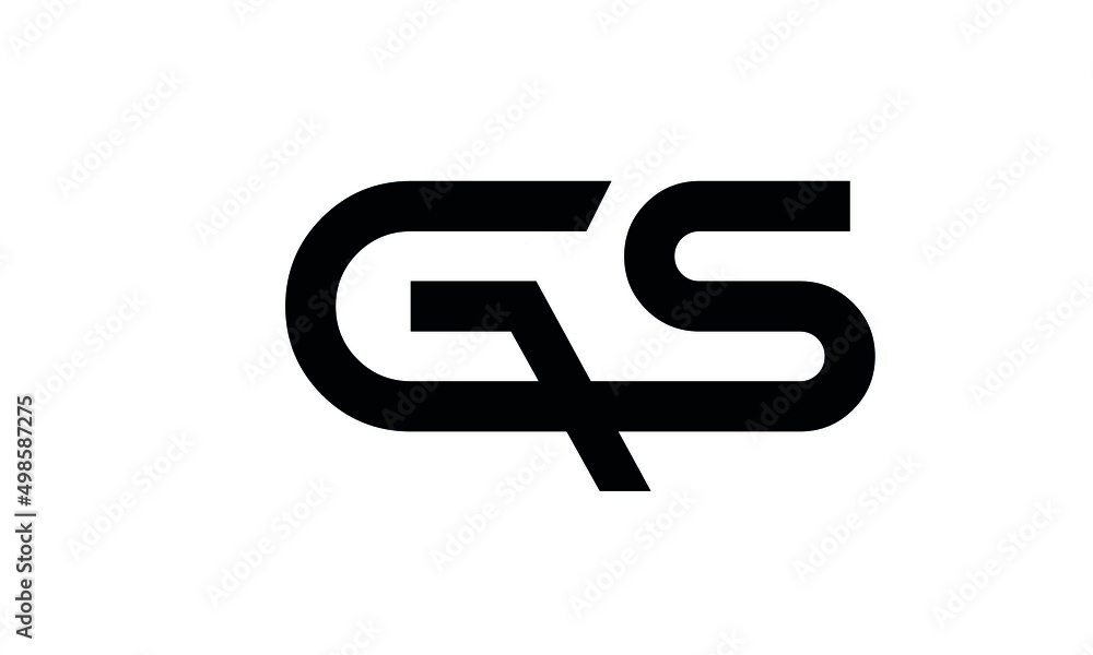 initials alphabet logo icon vector GS initials alphabet logo icon vector GS