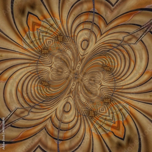 Slika na platnu Abstract fantasy floral design for any type of printing like textile, ceramic products, digital paper, wrapping paper, floor carpet