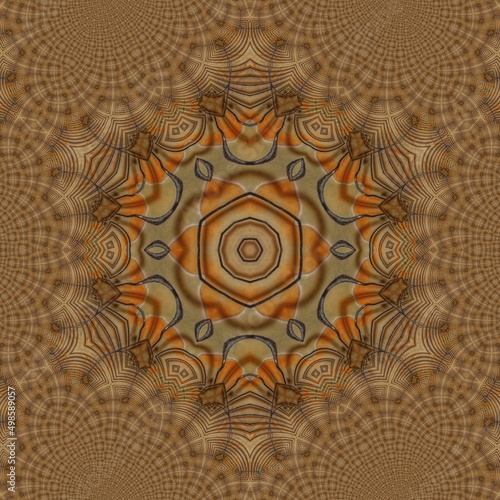 Fotografie Abstract fantasy floral design for any type of printing like textile, ceramic products, digital paper, wrapping paper, floor carpet