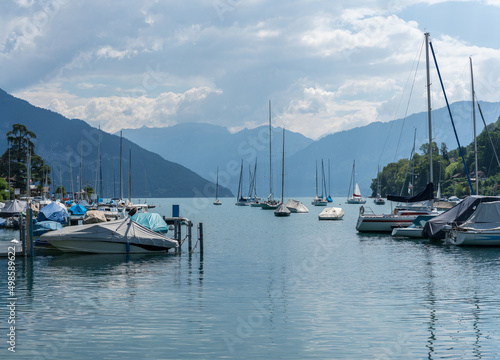 Summer landscape in Ascona, Switzerland
