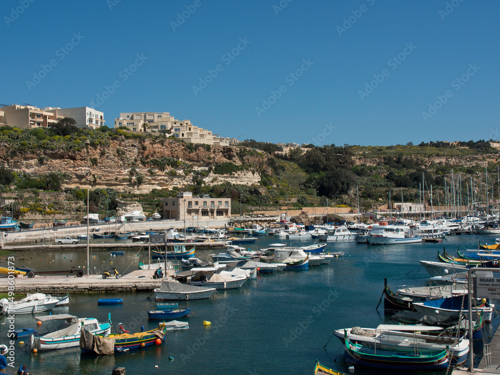 Die Insel Gozo im Mittelmeer