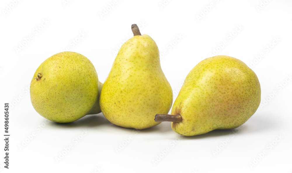 pears isolated on white background pears isolated on white background