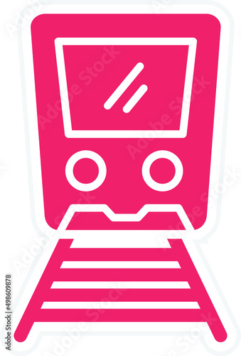 Vector Design Train Icon Style