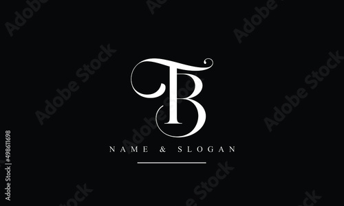TB, BT, T, B abstract letters logo monogram