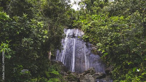 La Coca falls in EL Yunque Puerto Rico photo