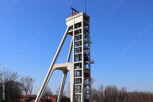 Coal mine headframe in Poland