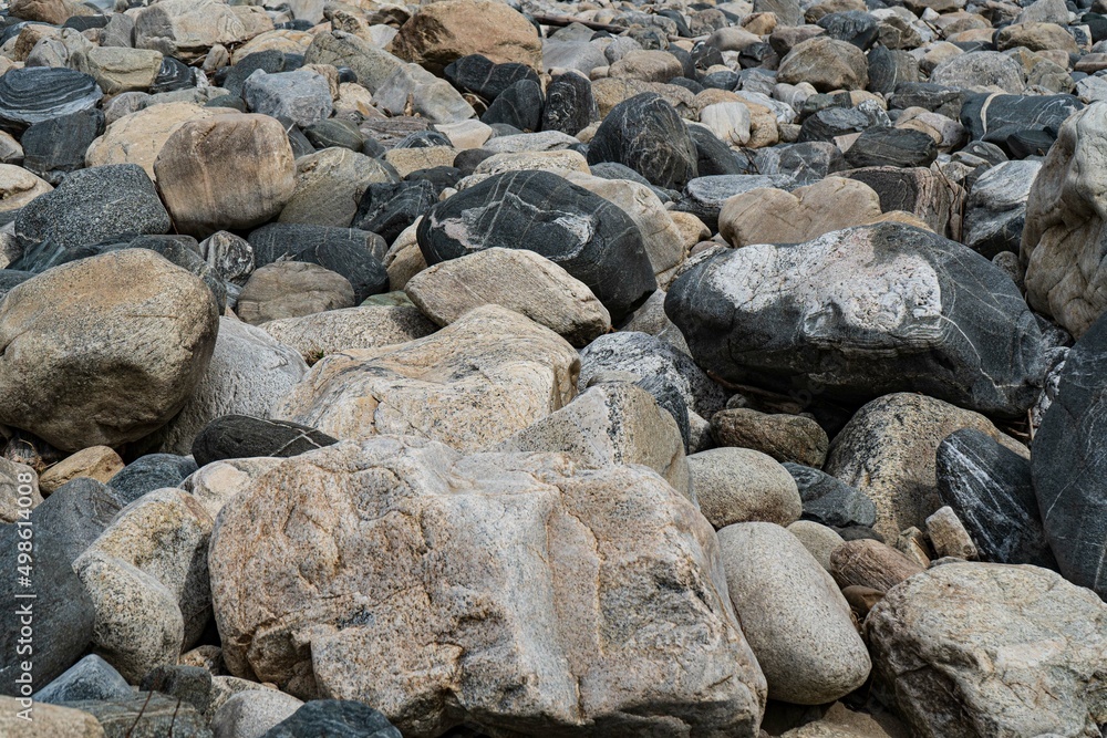 Large river stones.Background.Texture.