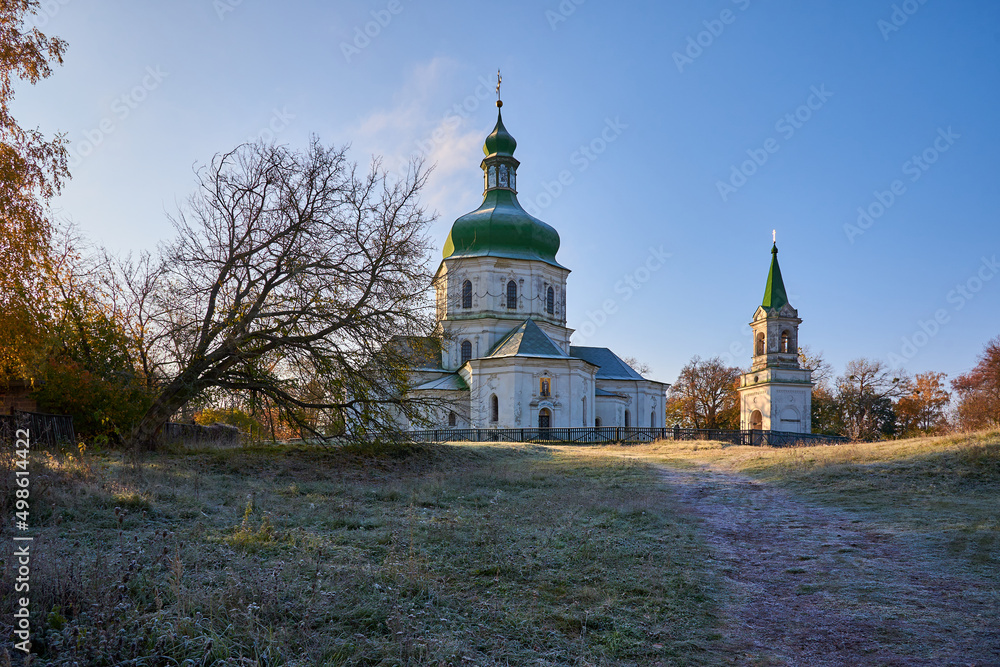 ancient ukrainian Voskresenska church in Sedniv, Ukraine